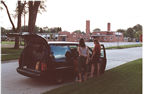 Parked across the street - school attended (Stuckey Elementary) across the street