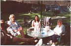 The ladies chat