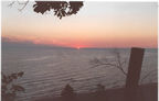 The view at sundown
