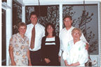 Joyce, Andy and his wife, John (Van Hoef) and Virg