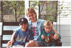 Laura and her children Ben and Anna