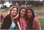 Ava (center) and two girlfriends