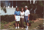 In the front yard