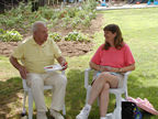 Uncle Mike and Gwen chat