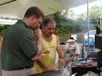 Danny trys out Gary's cooking