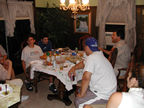 Bash at Sandy and George's house