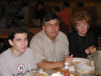 Joey, George and Sandra are full