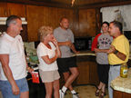 The gang warms up