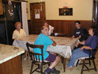 Staking claims to the chairs