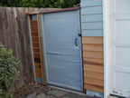 Back gate next to garage