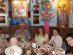 Joe seated under the Pope.
